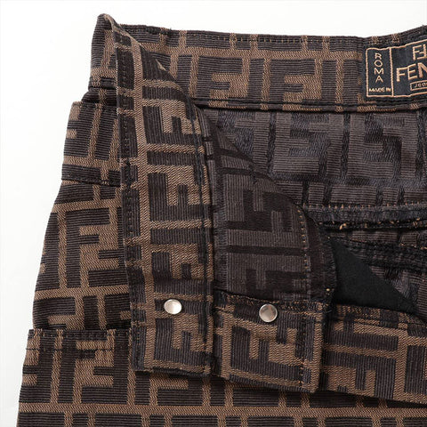 FENDI Size: 41 Zucca shorts Pants Brown WS15785