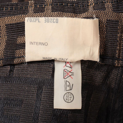 FENDI Size: 41 Zucca shorts Pants Brown WS15785