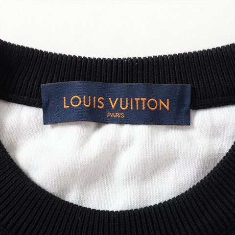 LOUIS VUITTON Size:S Cotton 24 Stainless Steel Knit RM241Q Monogram Gradient knit black WS15786