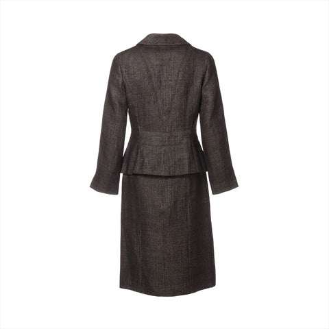 CHANEL Size: 38 Wool 99A Suit Skirt suit Brown WS15788