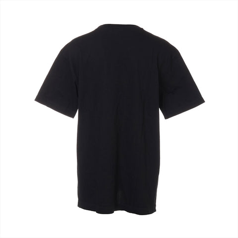 FENDI Cotton logo Short sleeve T-shirt black WS15791