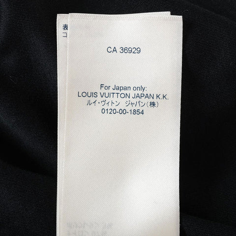 LOUIS VUITTON Size:XL 21Stainless Steel Cotton Monogram Short sleeve T-shirt black WS15793