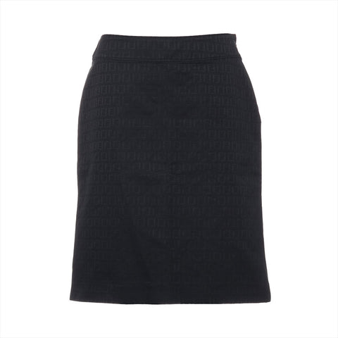 FENDI Size:42 Zucchino Cotton skirt black WS15795