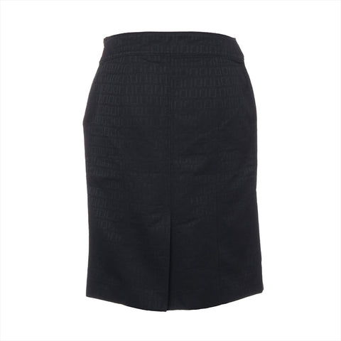 FENDI Size:42 Zucchino Cotton skirt black WS15795