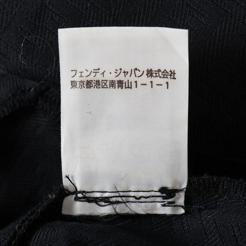 FENDI Size:42 Zucchino Cotton skirt black WS15795