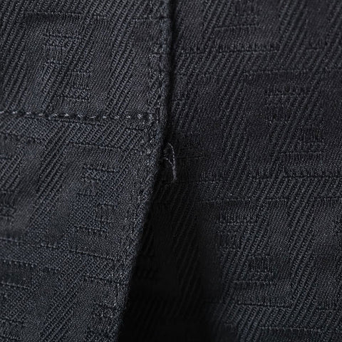 FENDI Size:42 Zucchino Cotton skirt black WS15795