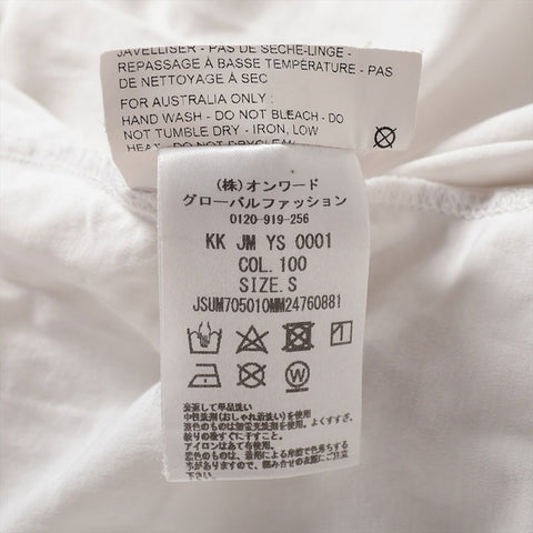 Size:S Logo Cotton T-shirt Short sleeve T-shirt white WS15799