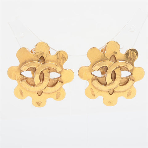 CHANEL 94P COCO Mark Earring gold WS15811