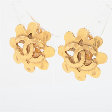 CHANEL 94P COCO Mark Earring gold WS15811