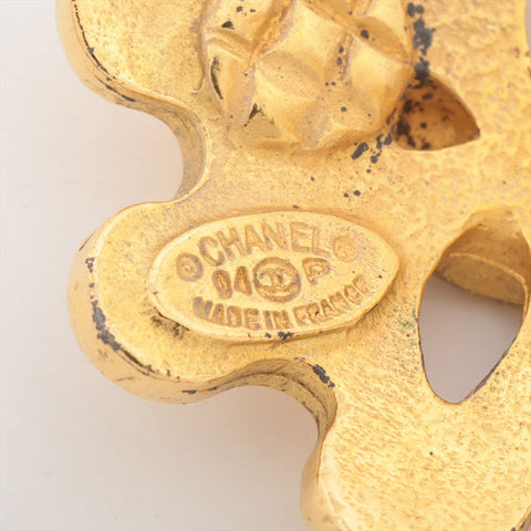 CHANEL 94P COCO Mark Earring gold WS15811