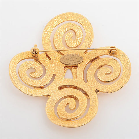 CHANEL 95P COCO 马克胸针 金色 WS15817