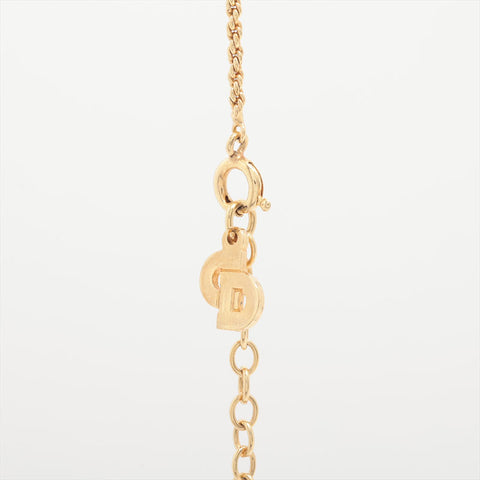 クリスチャンディオール Christian Dior ハート ロゴ ネックレス ゴールド WS15822