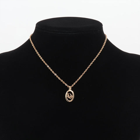 クリスチャンディオール Christian Dior ロゴ ネックレス ゴールド WS15824