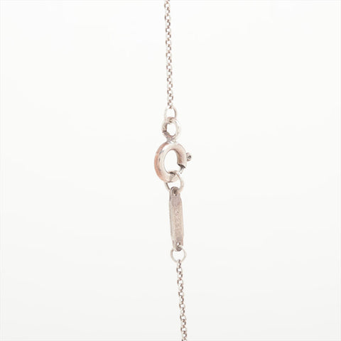 TIFFANY&Co. Heart Return Plate 925 Necklace Silver WS15827