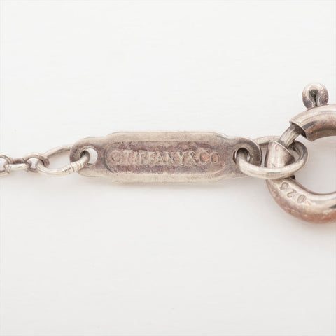 TIFFANY&Co. Heart Return Plate 925 Necklace Silver WS15827