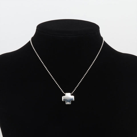 極美品 ティファニー TIFFANY&Co. 925 ローマンクロス ネックレス シルバー WS15830