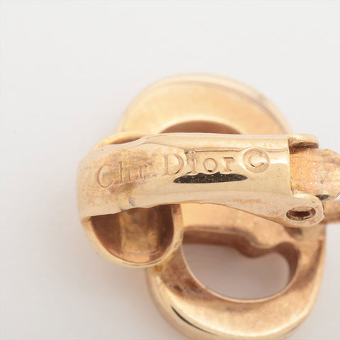 クリスチャンディオール Christian Dior CDロゴ イヤリング ゴールド WS15841