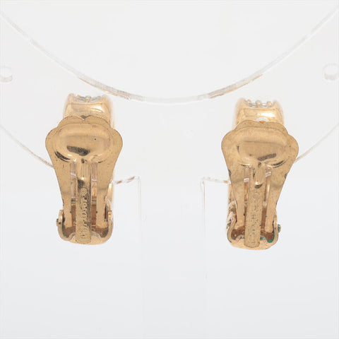 Christian Dior Rhinestone Earring gold WS15842