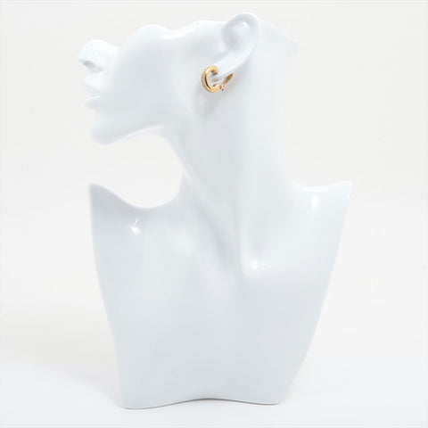 Christian Dior Rhinestone Earring gold WS15842