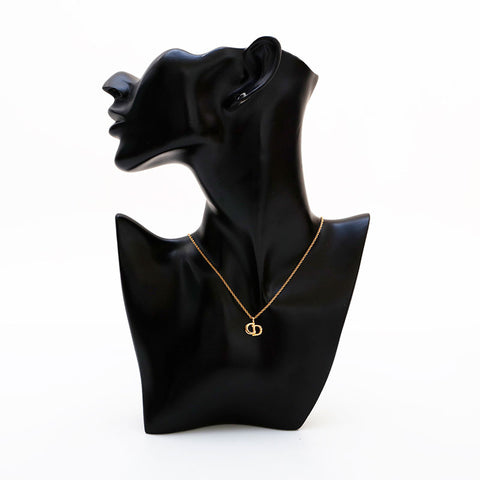 Christian Dior CD logo Necklace gold WS15843