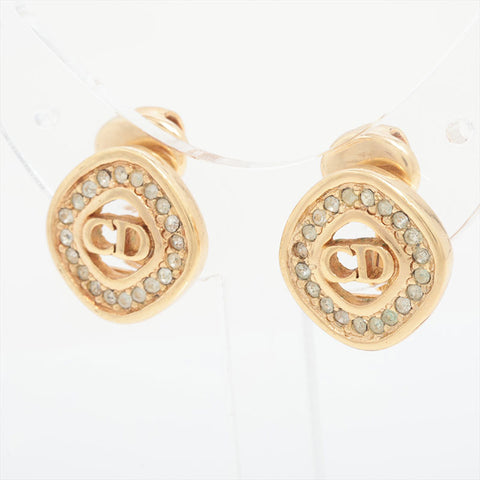 クリスチャンディオール Christian Dior CDロゴ イヤリング ゴールド WS15844