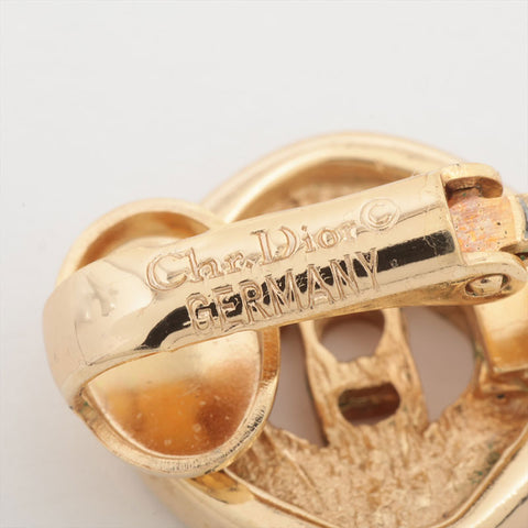 クリスチャンディオール Christian Dior CDロゴ イヤリング ゴールド WS15844