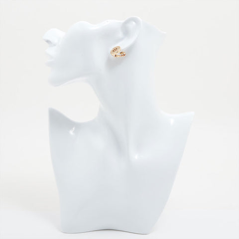 Christian Dior CD logo Earring gold WS15844