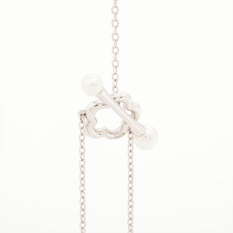 MIKIMOTO ミキモト パール 真珠 3.5mm~6.5mm 3.3g ネックレス シルバー WS15850