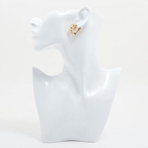 Christian Dior Rhinestone Earring gold WS15852