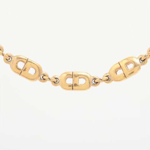 クリスチャンディオール Christian Dior CDロゴ ネックレス ゴールド WS15853