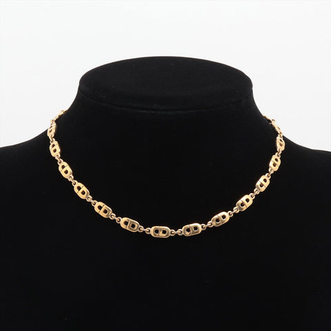 クリスチャンディオール Christian Dior CDロゴ ネックレス ゴールド WS15853