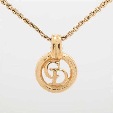 Christian Dior CD logo Necklace gold WS15854