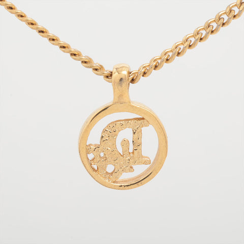 クリスチャンディオール Christian Dior CDロゴ ネックレス ゴールド WS15855
