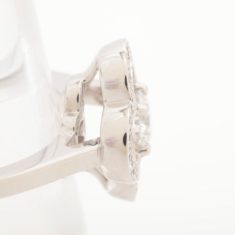 LOUIS VUITTON 750 WG Diamond Size 8 Blossom Berg Ardanto Diamond Diameter around 0.1" 48 Ring Silver WS15858