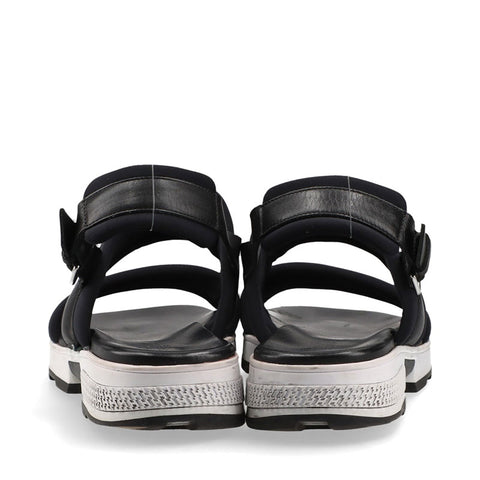 エルメス HERMES レザー オデッセイ Size:39 スポーツ サンダル ブラック WS15878