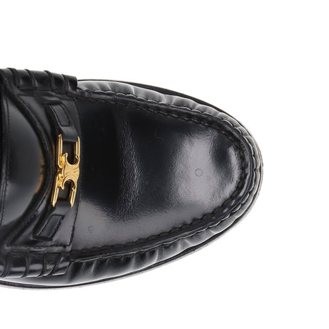 セリーヌ CELINE トリオンフ レザー Size:35 ローファー ブラック WS15880
