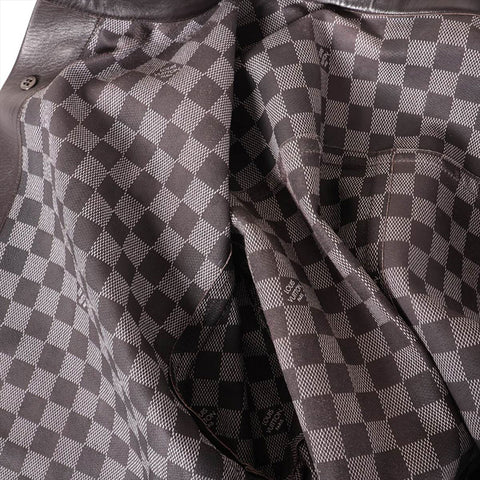 ルイ・ヴィトン LOUIS VUITTON レザー ラム ジャケット ブラウン WS15881