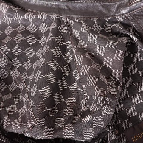 ルイ・ヴィトン LOUIS VUITTON レザー ラム ジャケット ブラウン WS15881