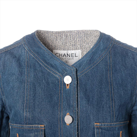 シャネル CHANEL デニム 99C Size:34 ジャケット ブルー WS15882