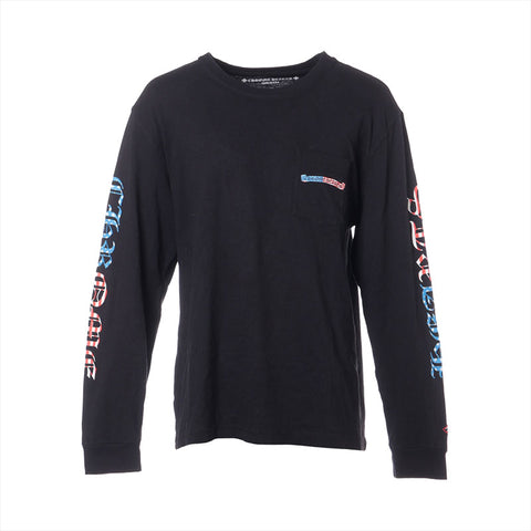 クロムハーツ CHROME HEARTS ×MATTY BOY アメリカンフラッグ Size:XL 長袖Ｔシャツ ブラック WS15883