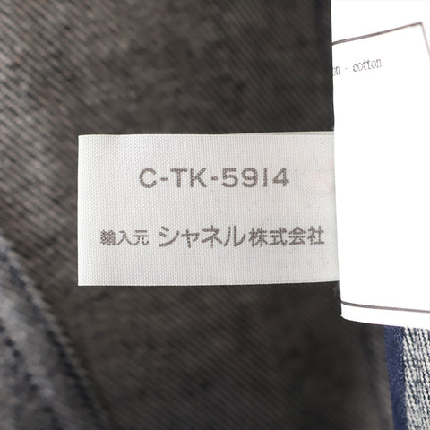シャネル CHANEL デニム 96P 1996年 ノーカラー Size:36 ジャケット ブルーインディゴ WS15886