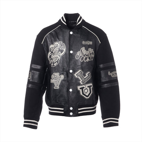 ルイ・ヴィトン LOUIS VUITTON ミュージカル ヴァーシティ ブルゾン 2023SS ジャケット ブラック WS15887