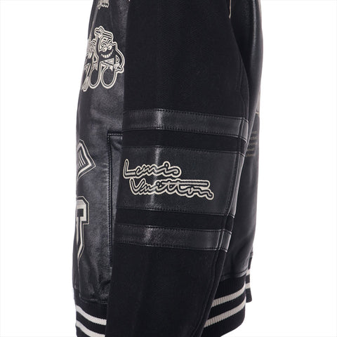 LOUIS VUITTON Musical Varsity Blouson 2023 Stainless Steel Jacket black WS15887
