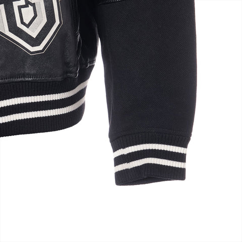 LOUIS VUITTON Musical Varsity Blouson 2023 Stainless Steel Jacket black WS15887