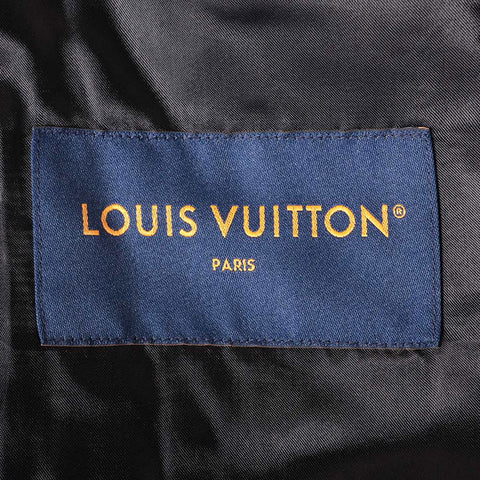 LOUIS VUITTON Musical Varsity Blouson 2023 Stainless Steel Jacket black WS15887