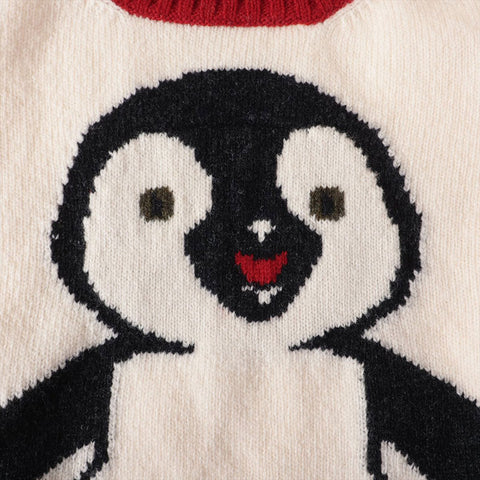 CHANEL Wool Penguin 07A Size:34 knit Ivory WS15891