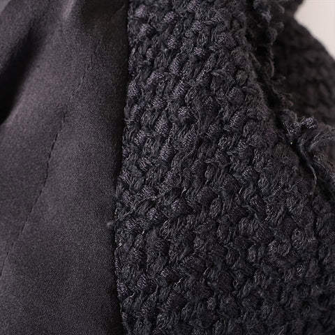 シャネル CHANEL ツイード 06P ココボタン ジャケット ブラック WS15893