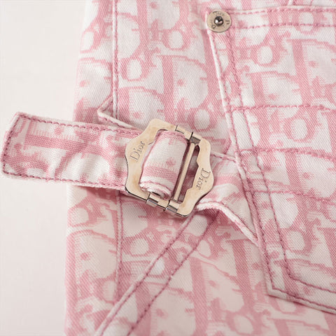 Christian Dior Trotter Logo 2004 Size:36 skirt pink WS15896