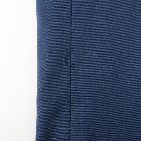 CHANEL COCO Button Clover 1990s Size:40 suit Navy WS15898