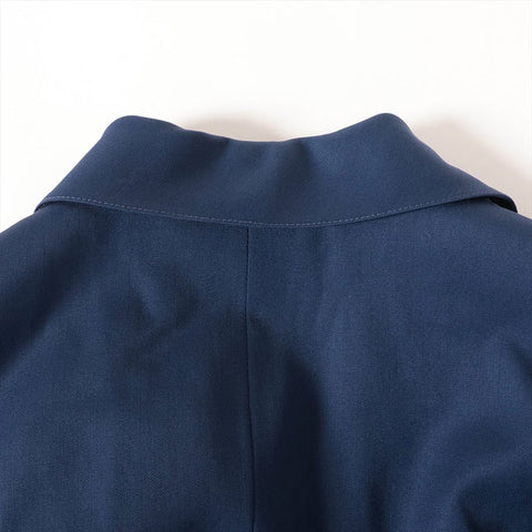 CHANEL COCO Button Clover 1990s Size:40 suit Navy WS15898